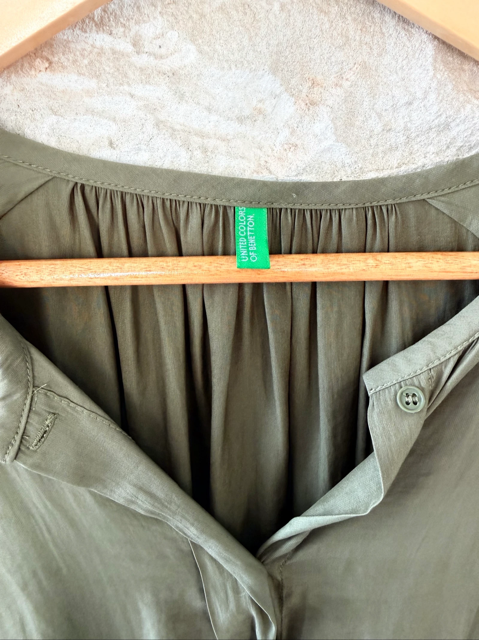 Green dress women Size L by Benetton – photo 3